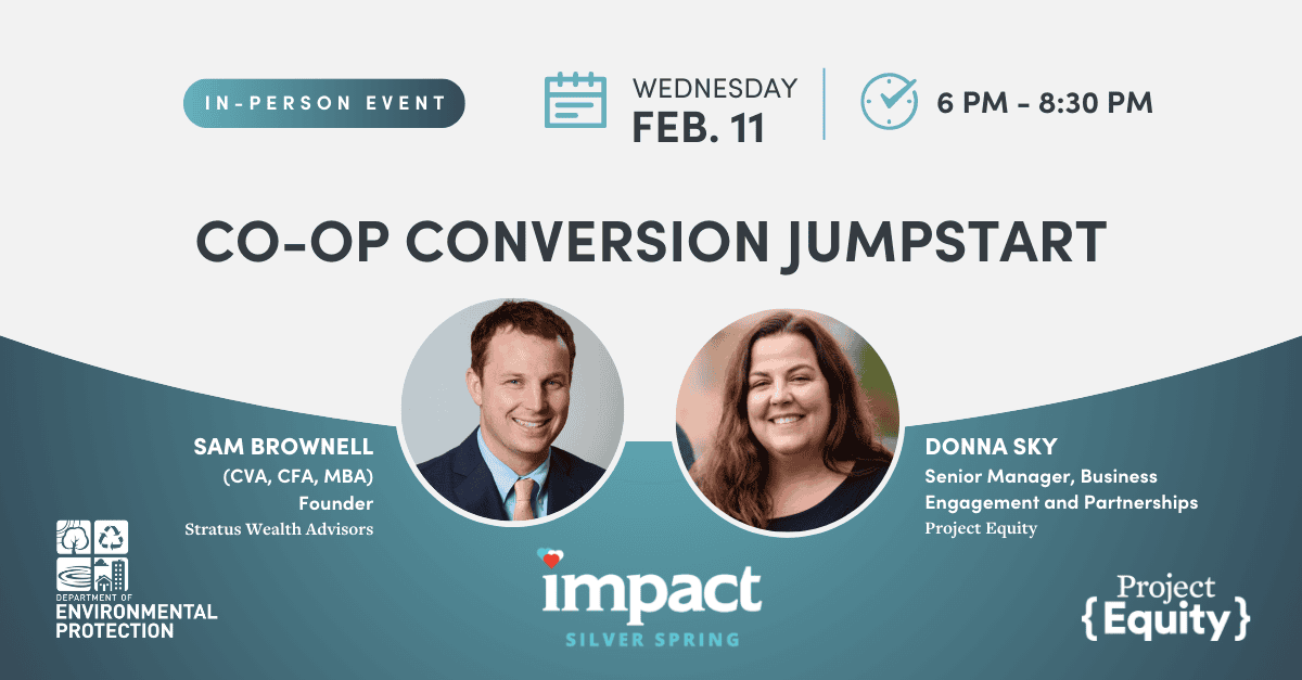 IMPACT Silver Spring Co-op Conversion Jumpstart